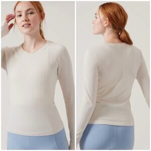 Athleta Momentum Seamless Shimmer Top